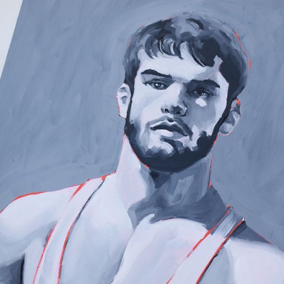 Before the Breath - Male portrait