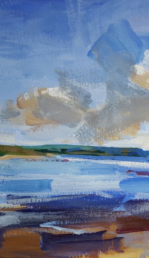Whitby, Looking towards Sandsend by David Pott