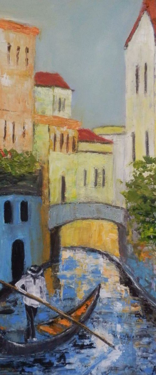 Canal in Venice by Maria Karalyos