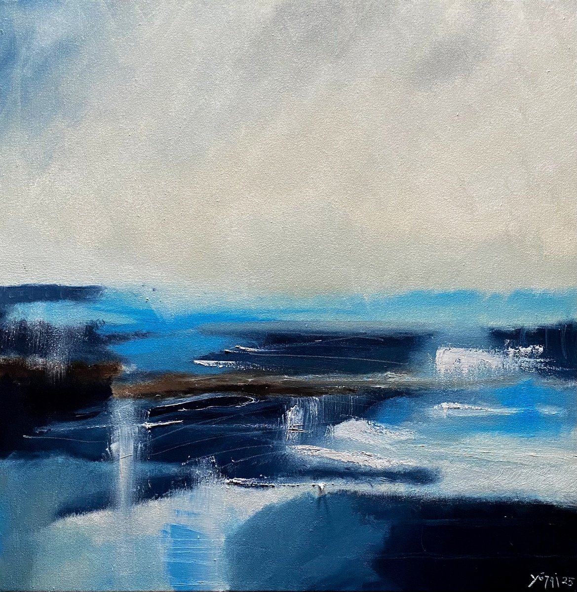 Ice Sea By YS?rei, 24 X 24, Artwork For Sale On Artfinder