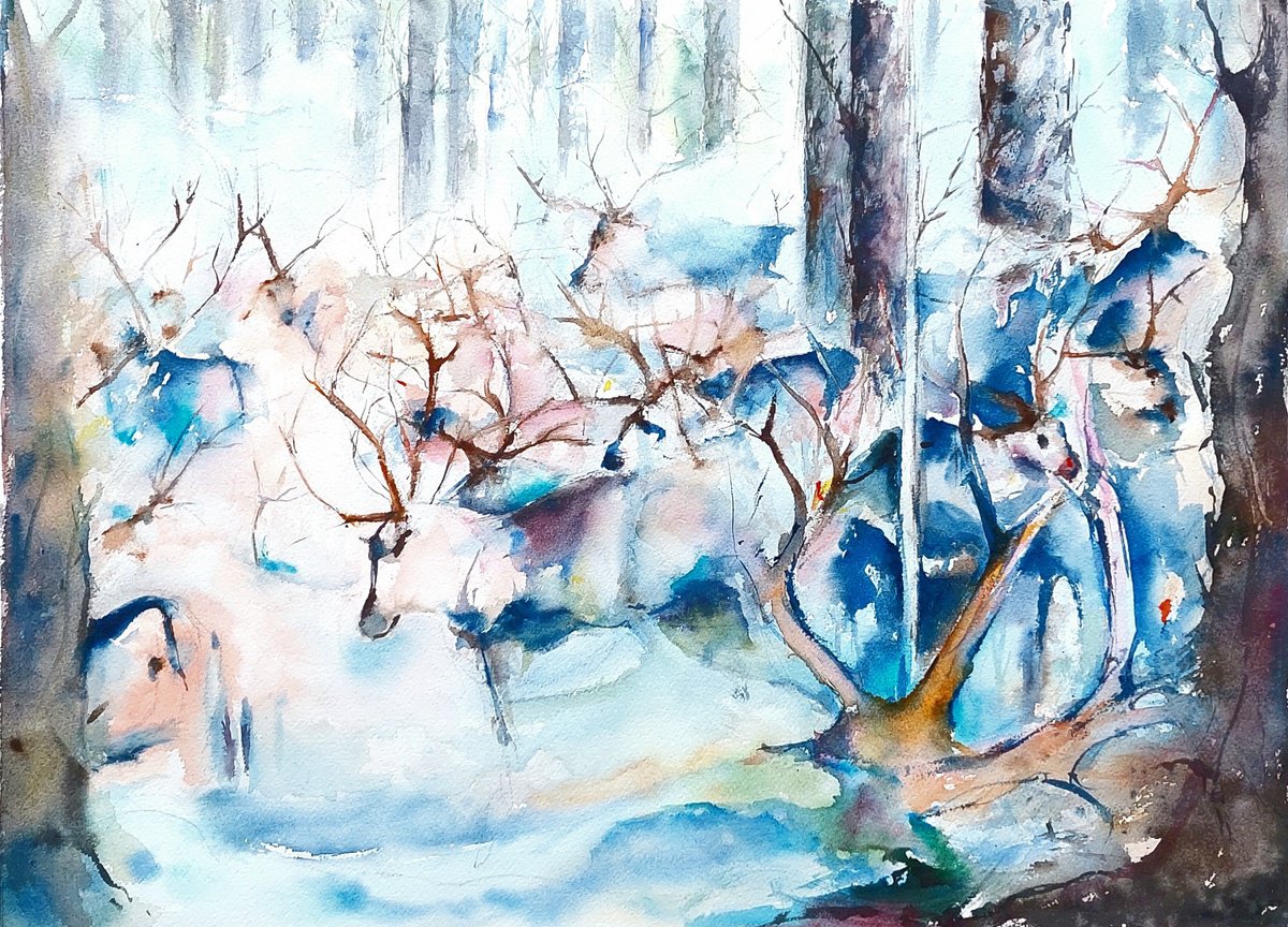REINDEER HERD by Maylu Garci?a