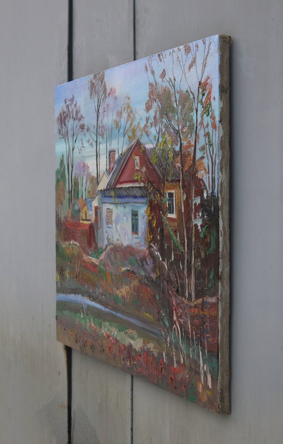 Old house. Autumn