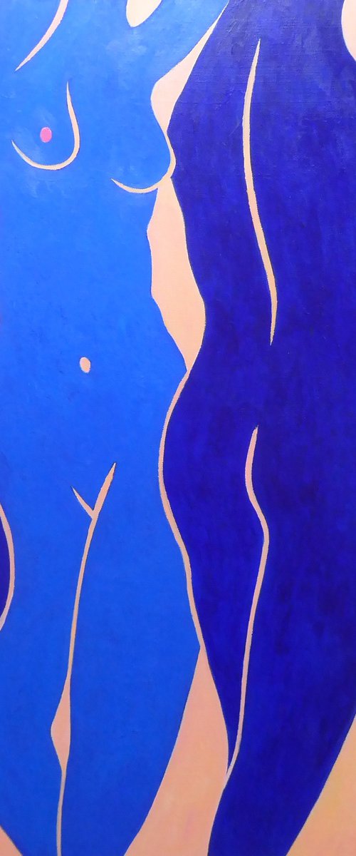 FOUR BLUE NUDES DANCE by Stephen Conroy
