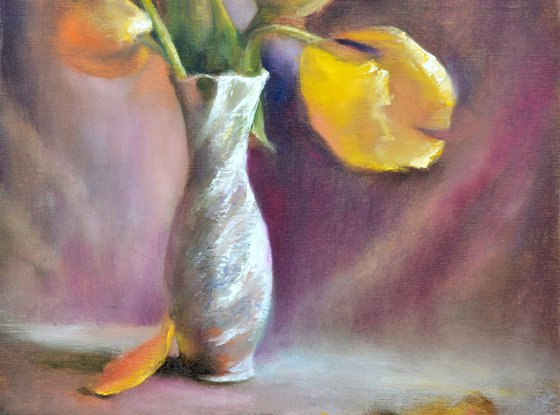 Yellow tulips