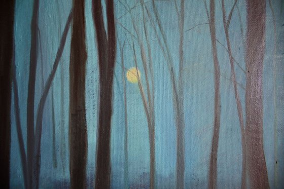 Blue Tree Moon