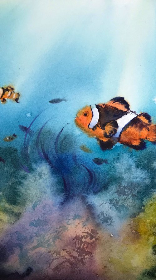 Undersea world by Eugenia Gorbacheva