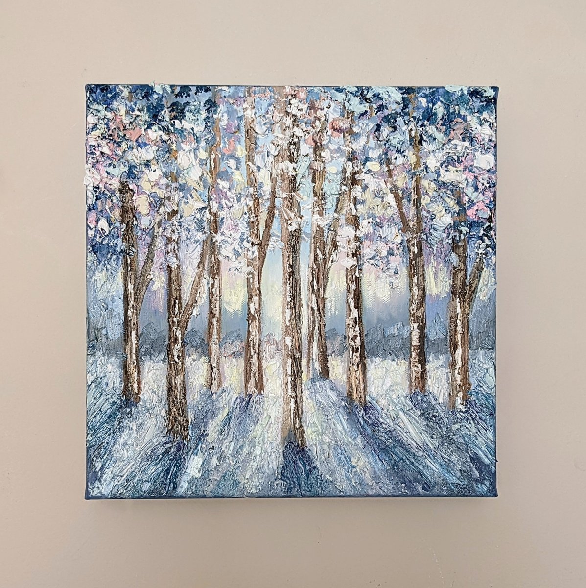 Wintery woodland by Paige Castile