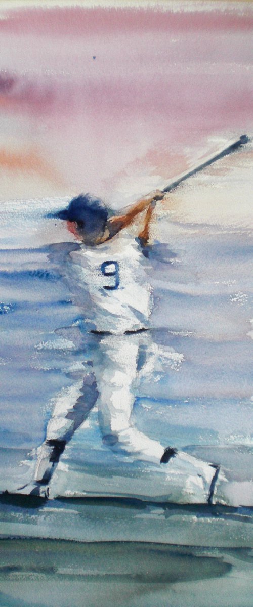 baseball player by Giorgio Gosti