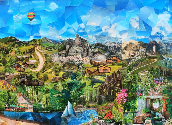 Dahoam: Summery Nature Collage