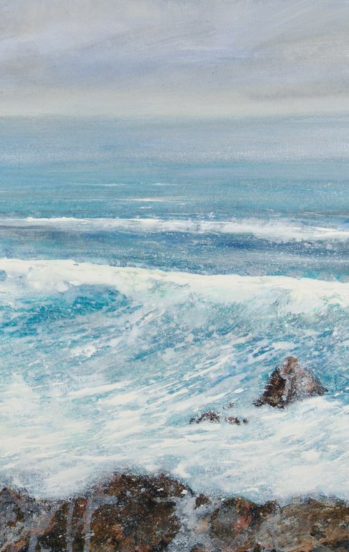 Ah That Salty Sea Air : 61x91cm by Chris Bourne