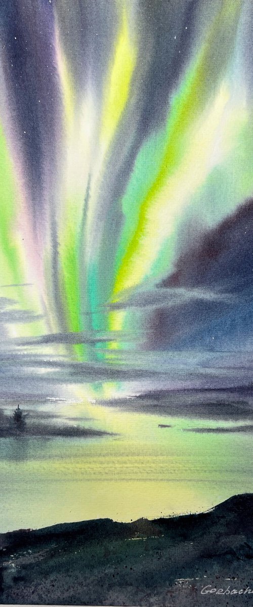 Northern lights #44 by Eugenia Gorbacheva