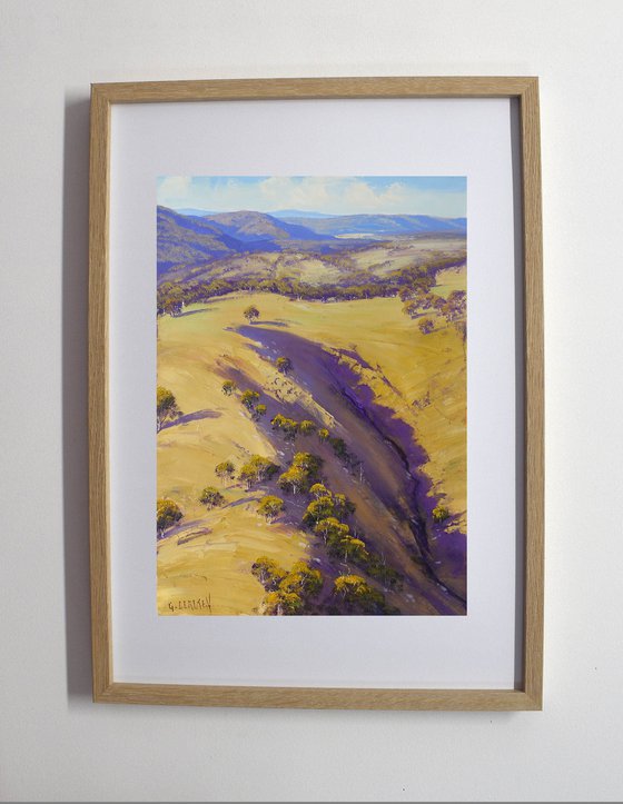 Golden Light over the Megalong Valley