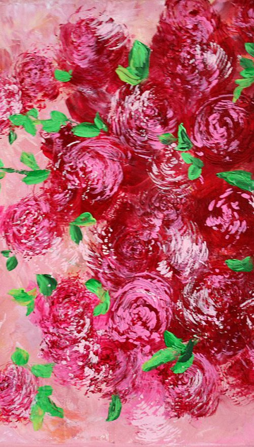 floral fantasies #01 / Original Painting by Salana Art