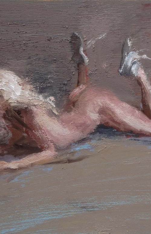 The fall of a blonde by Manuel Leonardi