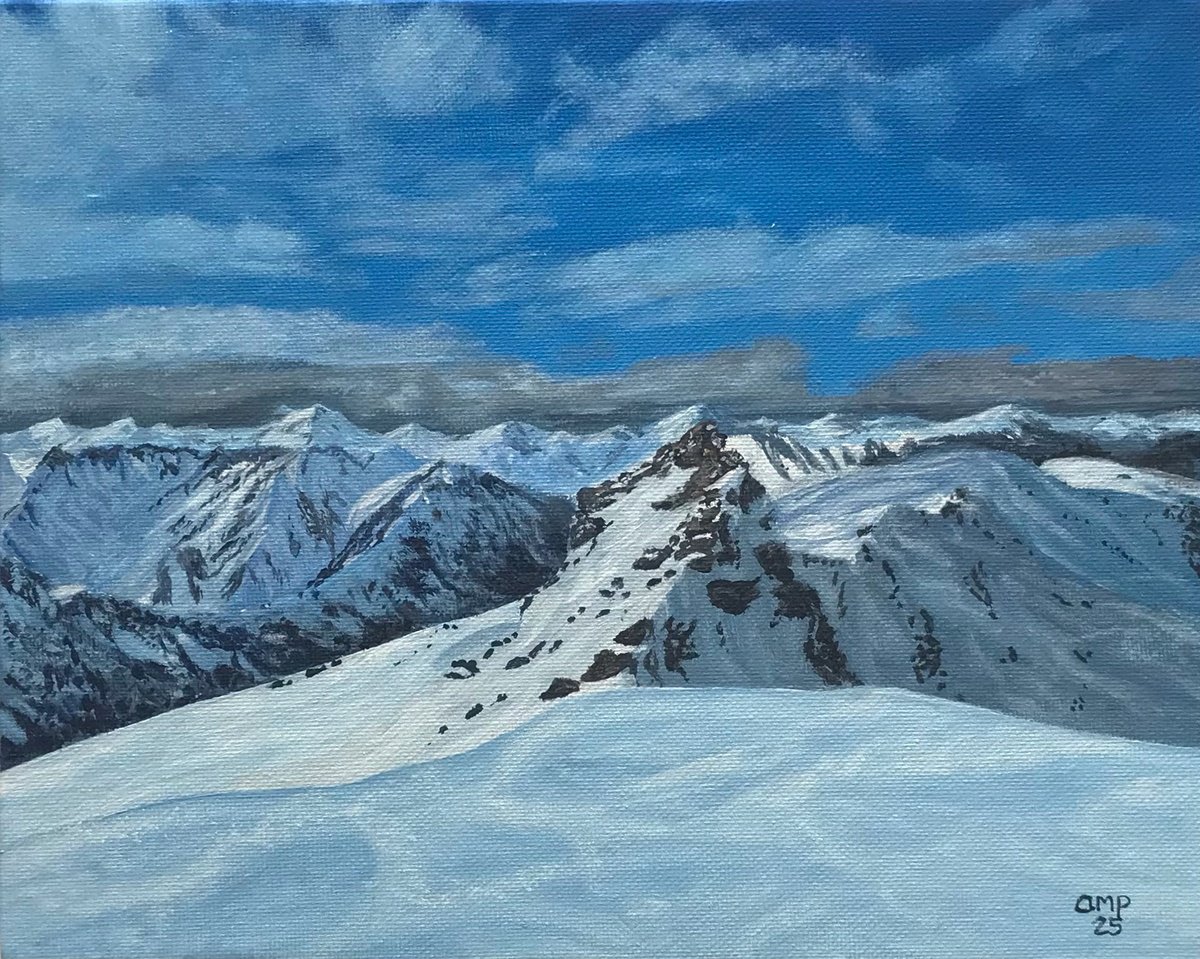View From The Top By Alastair Paynter, 10 X 8, Artwork For Sale On Artfinder