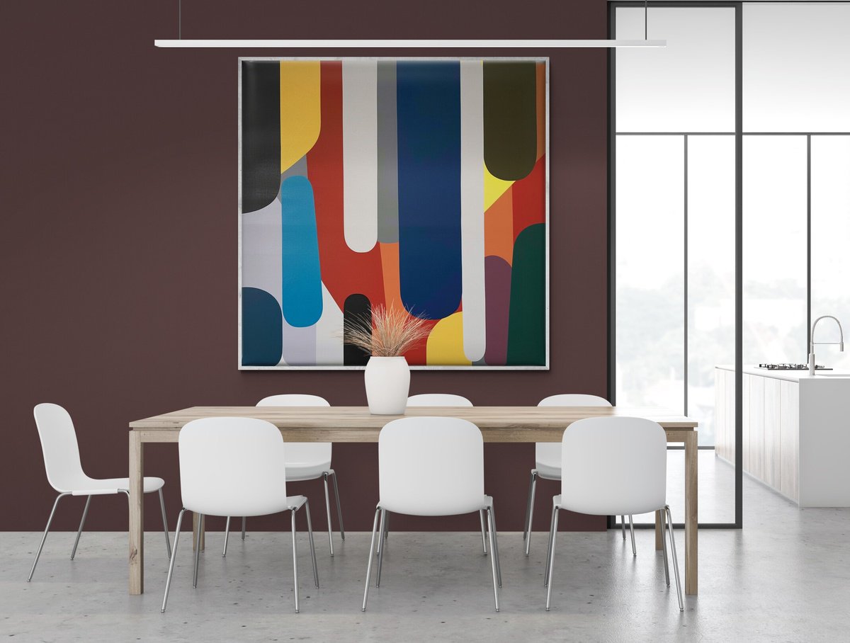  Change Of Plan #7 By V+V Kniazievi, 59 X 59, Artwork For Sale On Artfinder