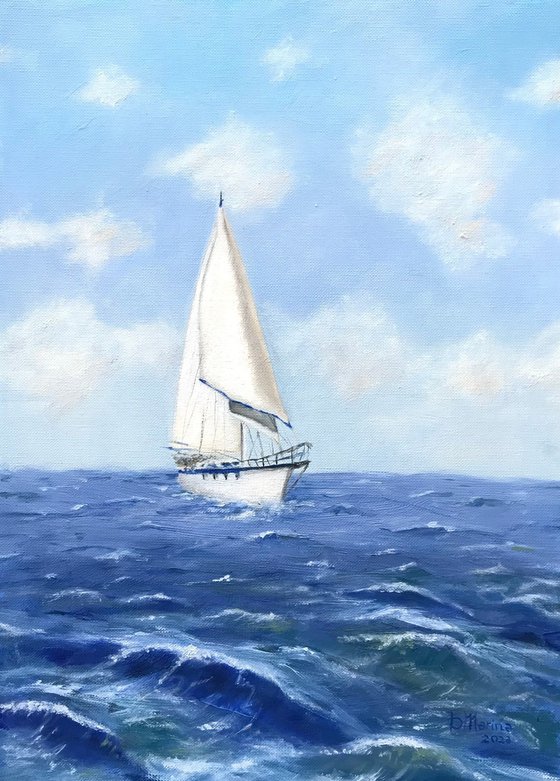 Sail on the sea