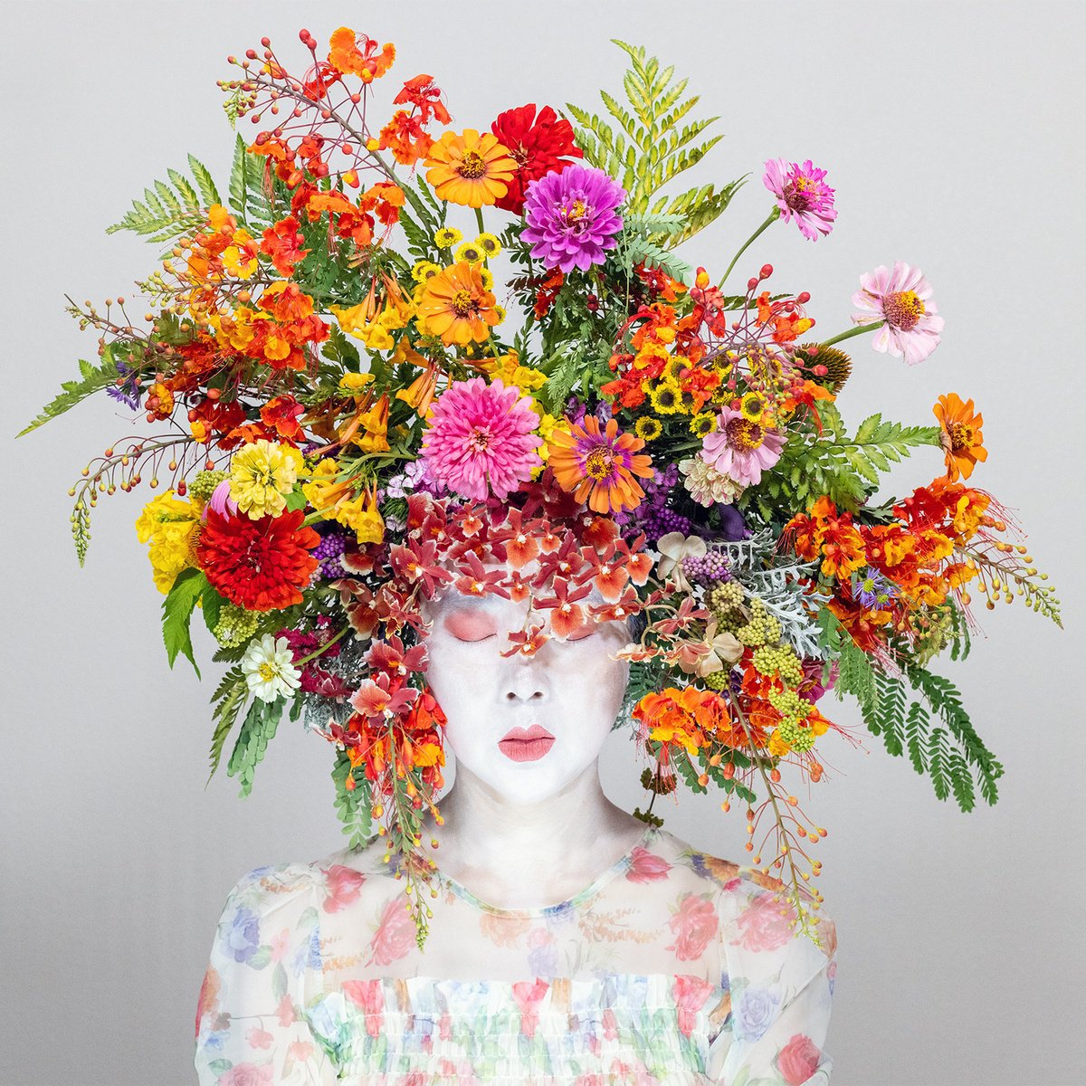 Surrealistic Portrait Photograph By Ziesook You, 20 X 20", Scent Of Austin 08022025, Original Artwork