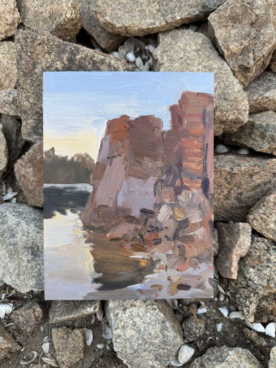 Cliffs at Sunset