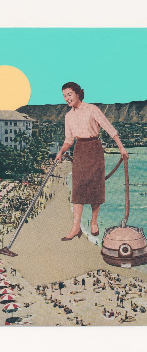 Beach Clean Up by Paper Draper