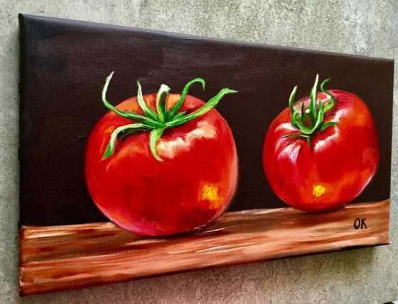 Still life with Tomatoes