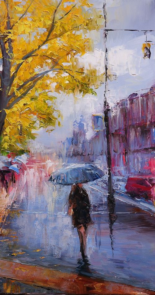 "Walk under the rain" by Gennady Vylusk
