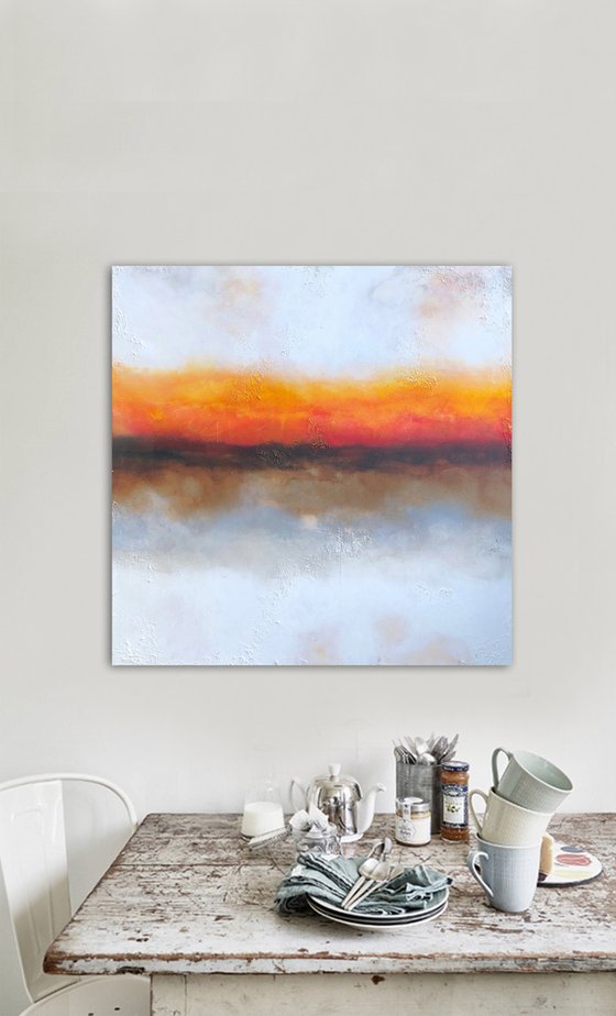 sunrise colours (90 x 90 cm) Dee Brown Artworks