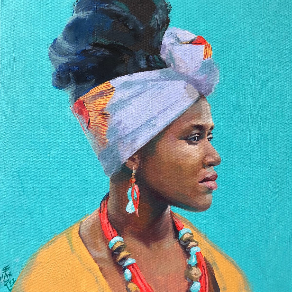 TURQUOISE BLISS by Varvara Maximova