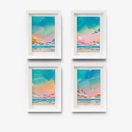 Iridescent Skies - Set of 4