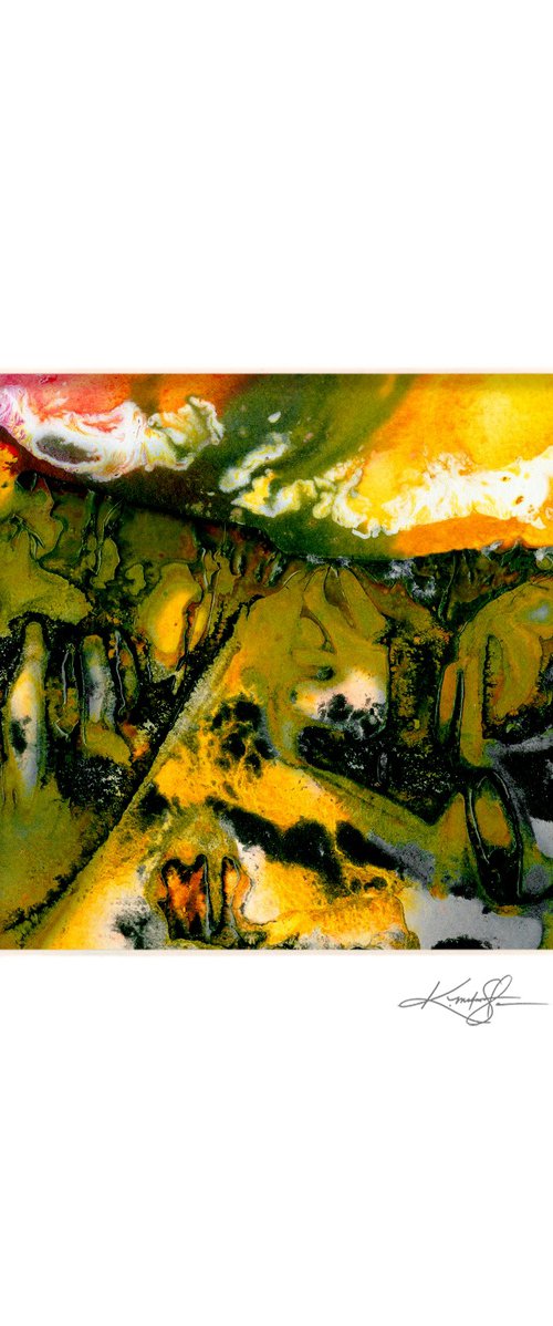Color Journey 46 - Mixed Media Abstract Painting by Kathy Morton Stanion by Kathy Morton Stanion