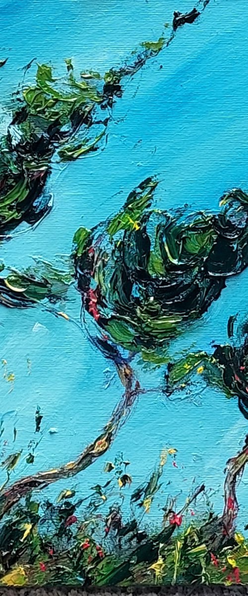 Three Trees Dancing by Niki Purcell