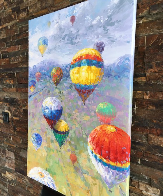 "Hot air balloons"