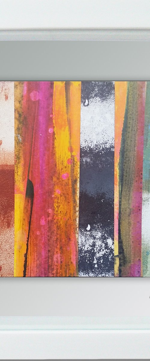 Mirage #2 -  Framed ready to hang original abstract by Carolynne Coulson