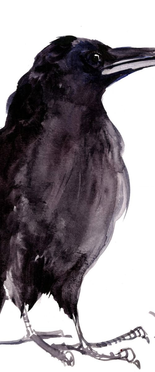 Crow Painting by Suren Nersisyan