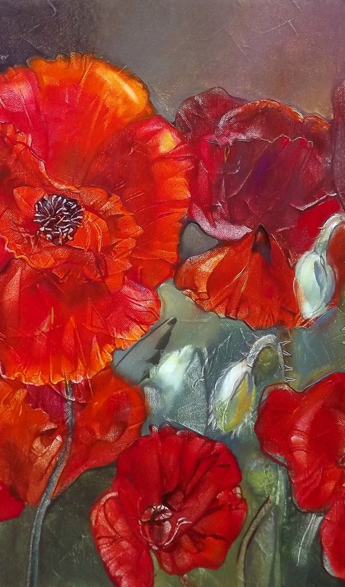 Poppies by Silvija Drebickaite