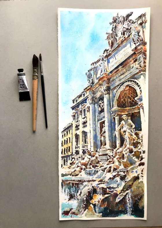 The Trevi Fountain