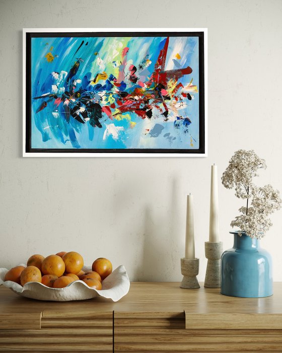 Spring melody (framed 19''X26'')