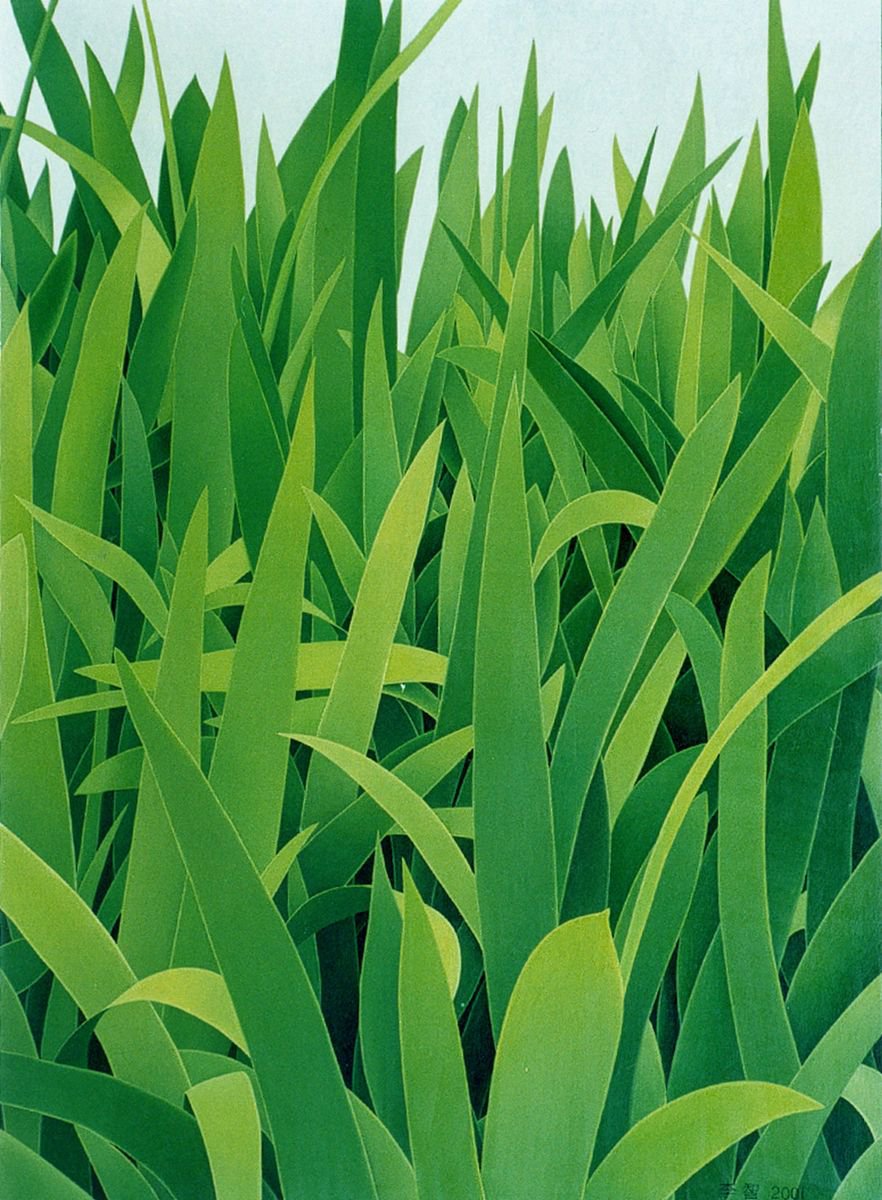 Abstract Oil Painting By Zhi Li, 29 X 39", Creative Work 07 [Morning], Original Artwork