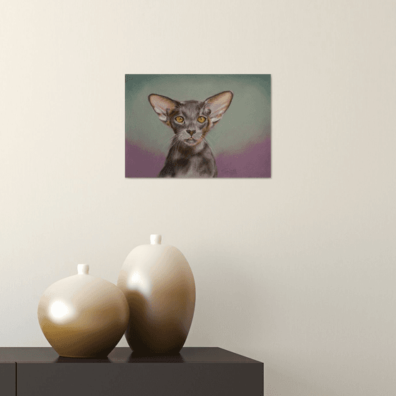 Portrait of Cat II /  ORIGINAL PAINTING