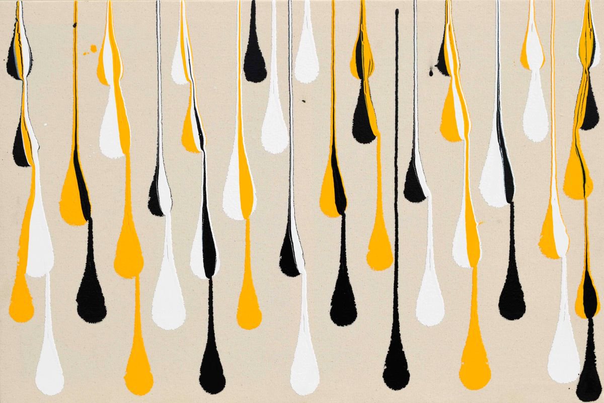 Abstract Acrylic Painting By Sumit Mehndiratta, 36 X 24", Untitled Nº102, Original Artwork