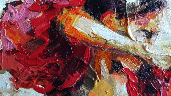 Carmen - painting oil original, opera