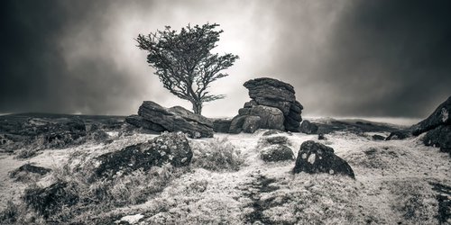 Saddle Tor Infrared by Paul Nash