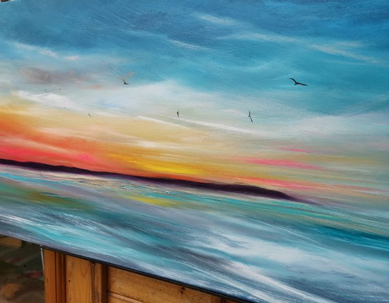 Rejuvenation - seascape, emotional, panoramic