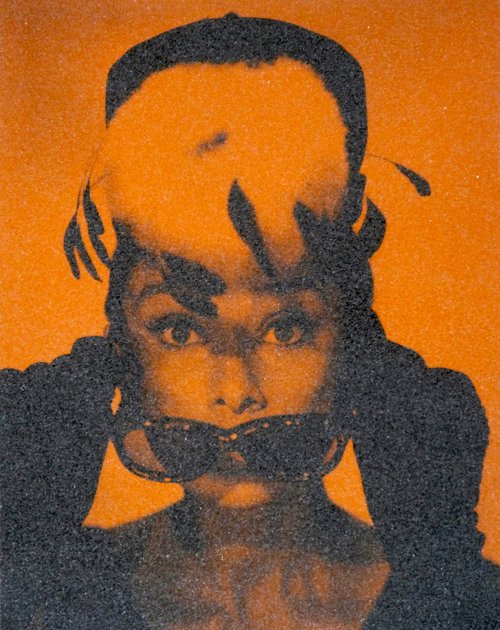 Audrey Hepburn-Orange by David Studwell