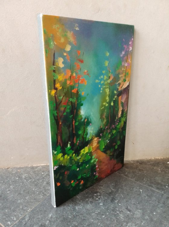 Hand-painted beautiful cottage