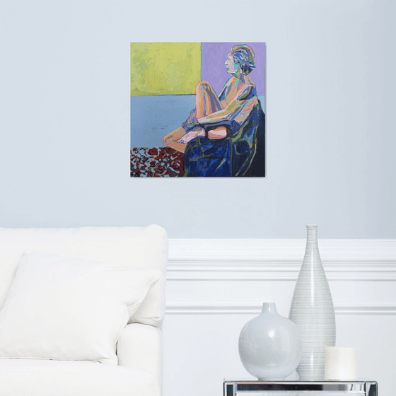 Seated Male Nude 2