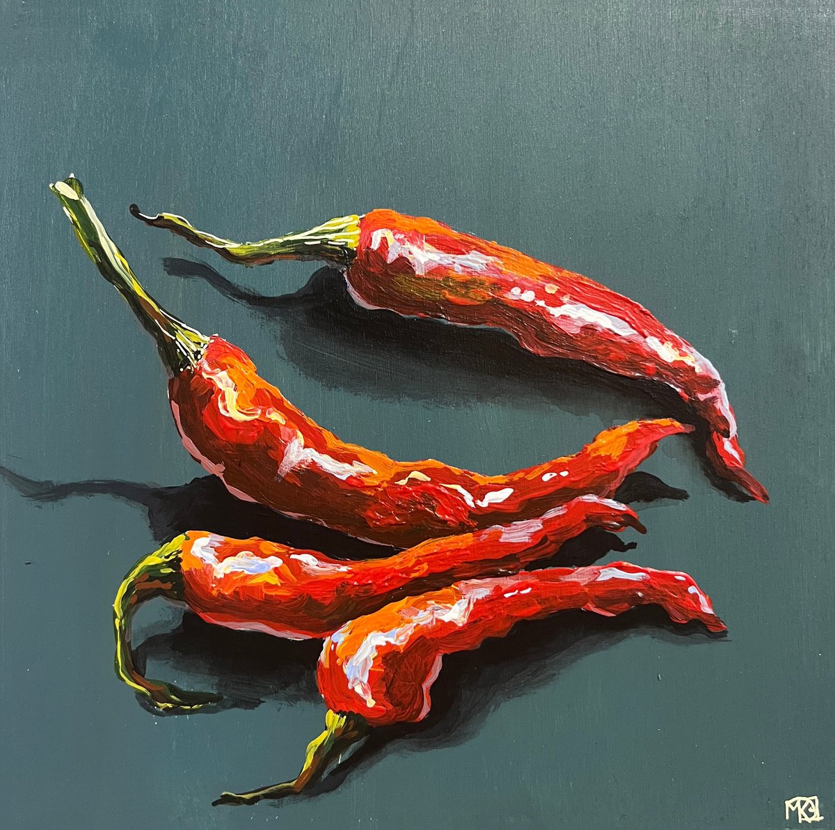 Hot Quartet By Maria Kireev, 8 X 8, Artwork For Sale On Artfinder