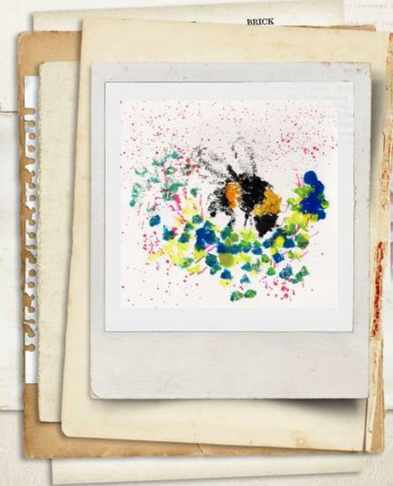 Honey Bee Bumblebee art - To Bee or not to bee