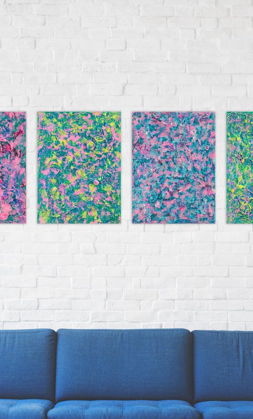 Labyrinth of Colors : TETRAPTYCH by Pamela Rys