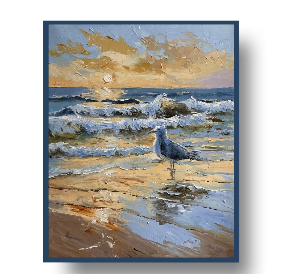 Evening Tide, Sunset. By Vita Schagen, 16 X 20, Artwork For Sale On Artfinder